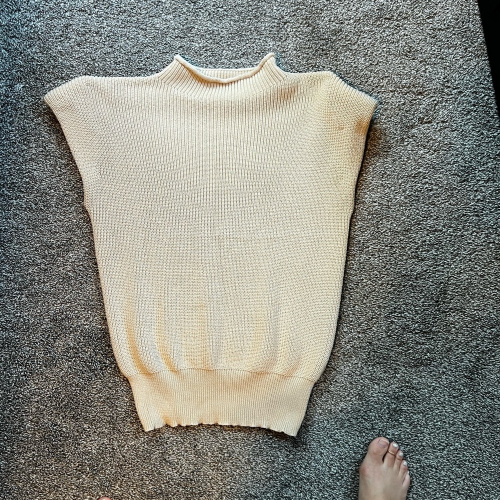 Elegant Cream Women's Sweater